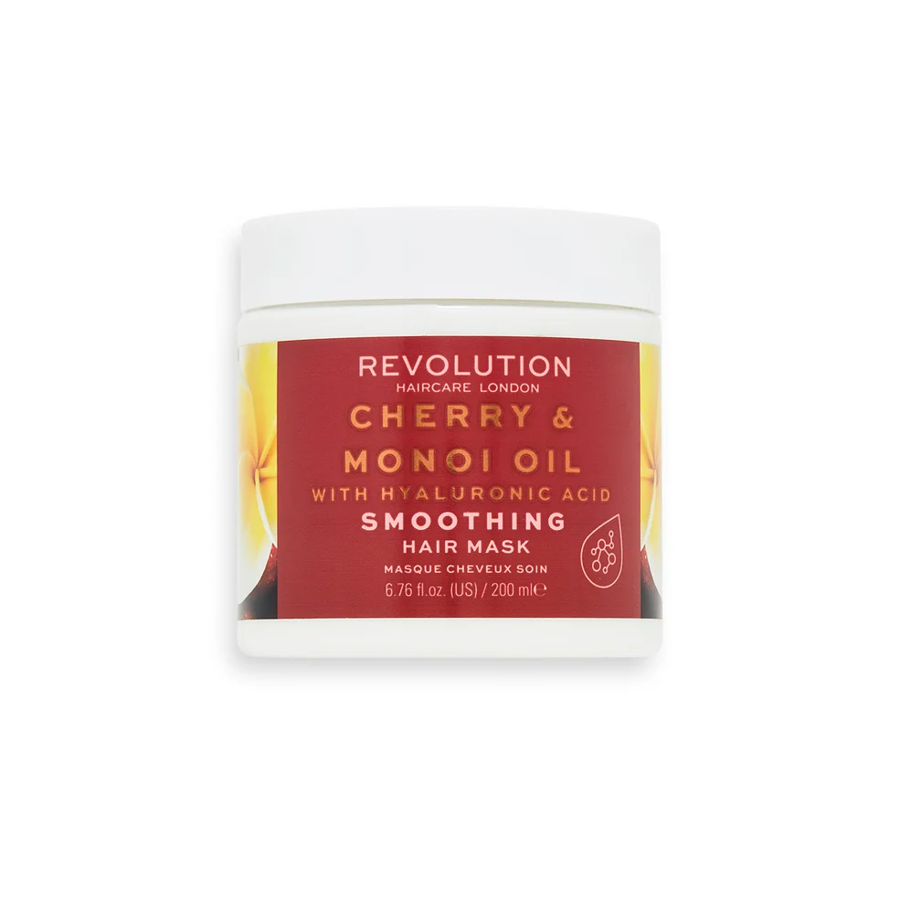 Revolution Haircare Smoothing Cherry and Manoi Oil with Hyaluronic Acid Hair Mask 200mlImage1