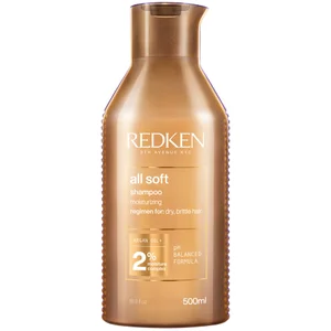 Redken All Soft Shampooing pour Cheveux Secs ou Cassants 500 ml - undefined undefined