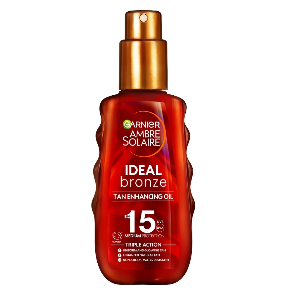 Garnier Ambre Solaire Ideal Bronze Huile Solaire Protectrice SPF 15 150 mlImage1