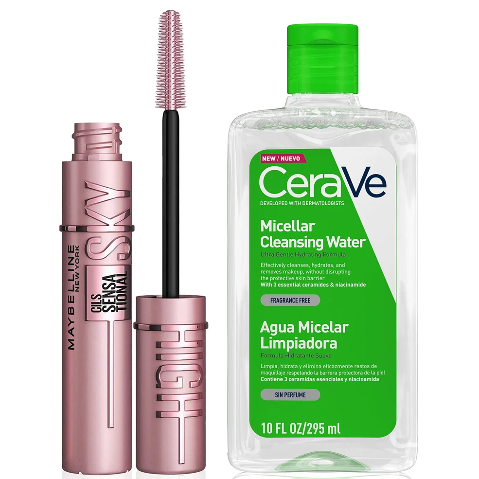 CeraVe Micellar Cleanser and Maybelline Sky High Mascara Duo for Normal SkinImage1