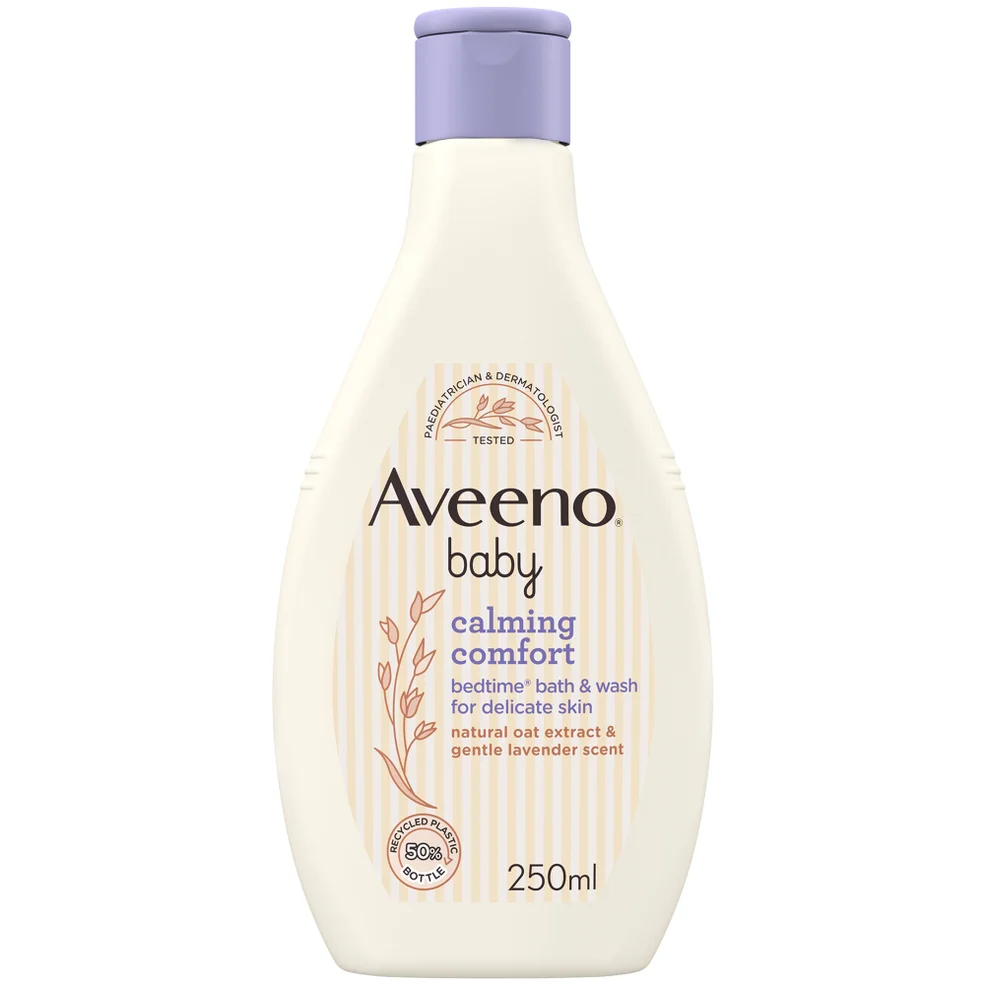 Aveeno Baby Calming Comfort Bedtime Bath and Wash 250mlImage1