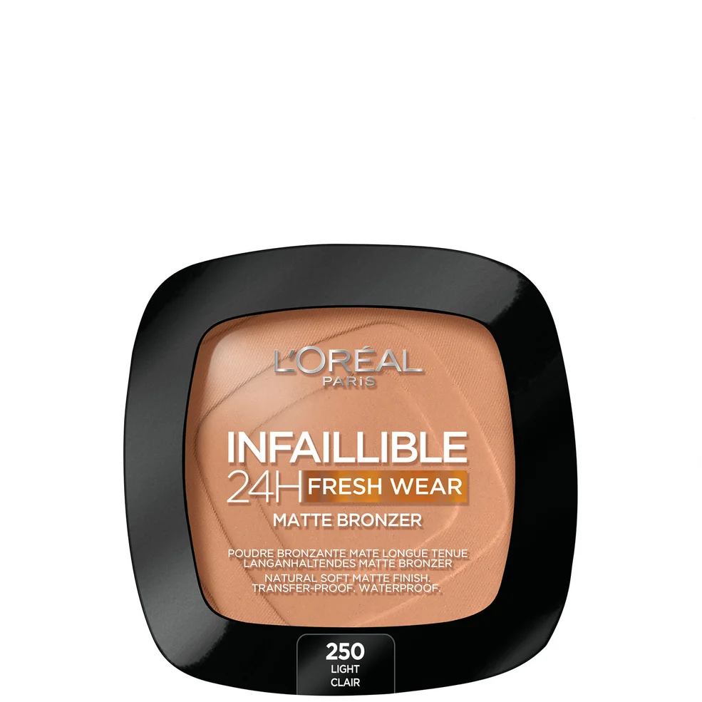 L'Oréal Paris Infallible 24H Longwear Soft Matte Bronzer 90ml (Various Shades)Image1