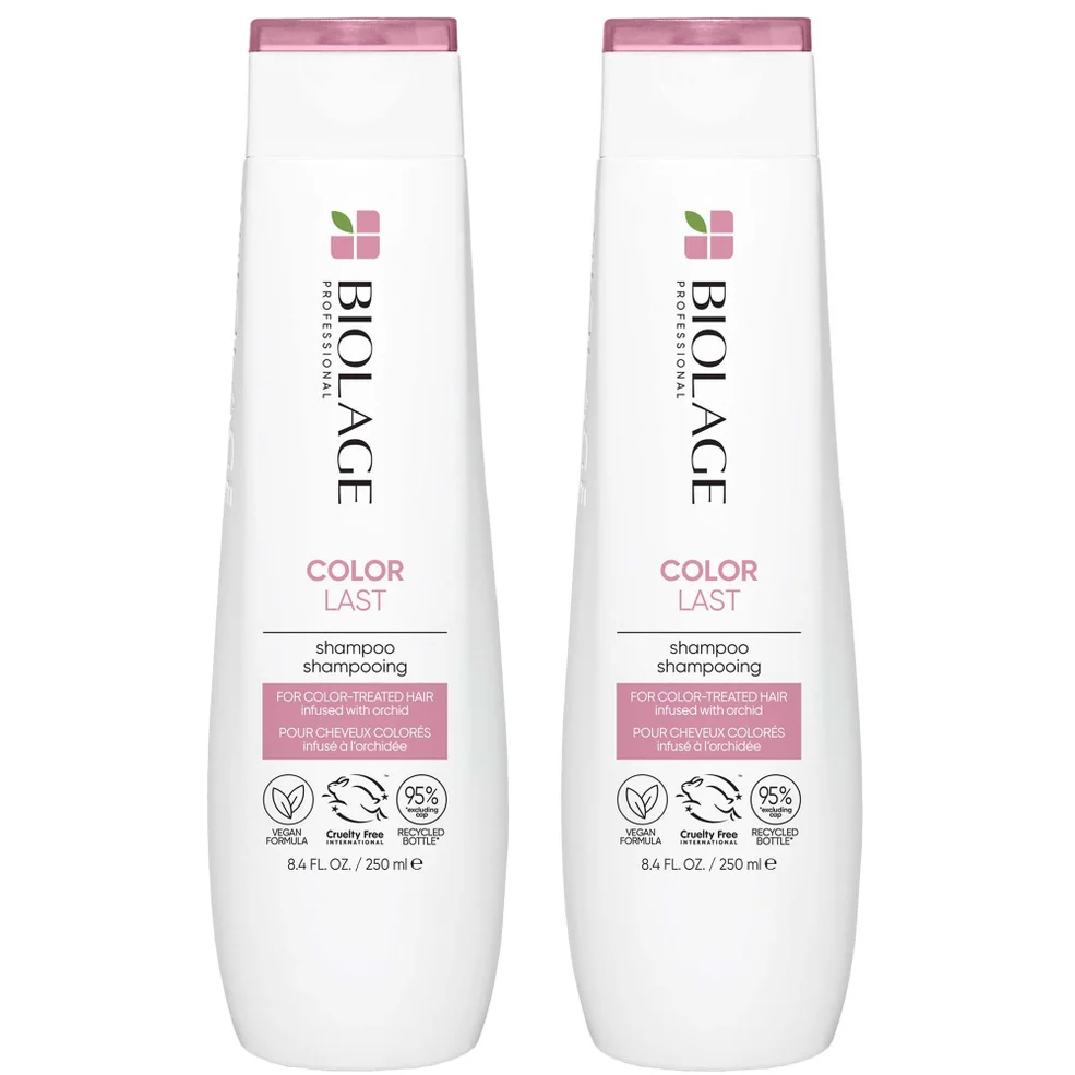 Biolage ColorLast Coloured Hair Shampoo and Colour Protect Shampoo for Coloured Hair 250ml DuoImage1