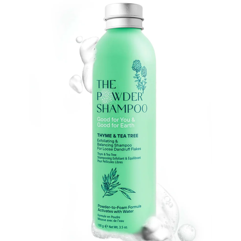 The Powder Shampoo Exfoliating & Balancing Shampoo 100g (Thyme & Tea Tree)Image1