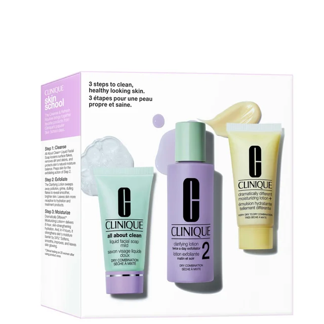 Mini Kit 3 Étapes Skin 2 de Clinique (valeur 21 €)