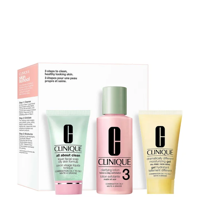 Mini Kit 3 Étapes Skin 3 de Clinique (valeur 21 €)