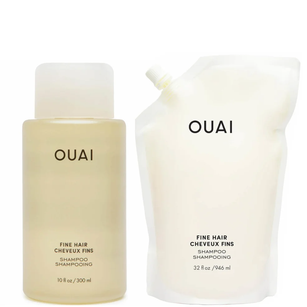 OUAI Fine Shampoo and Refill BundleImage1