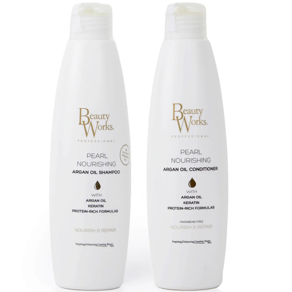 Beauty Works Pearl Nourishing Shampoo and Conditioner Bundle Sulphate Free 250mlImage1