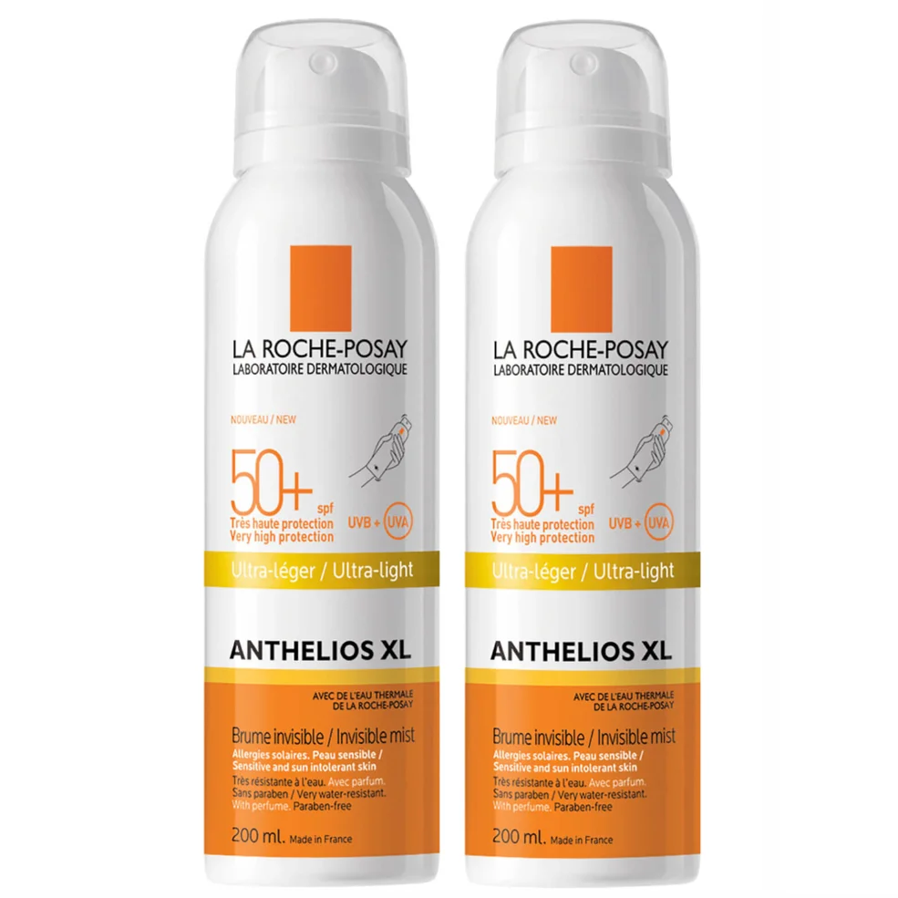 La Roche-Posay Anthelios Ultra-Light SPF50+ Sun Protection Spray 200ml DuoImage1