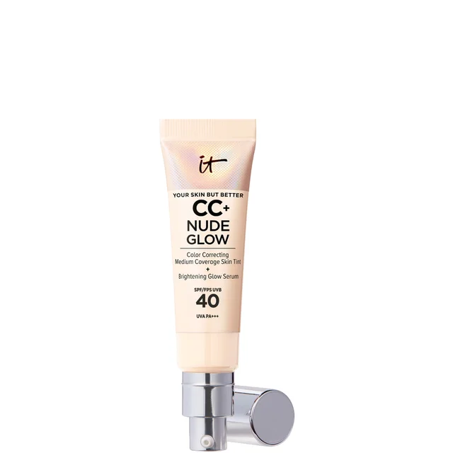 IT Cosmetics CC+ Nude Glow Fond de Teint Léger et Sérum Éclat avec SPF 40 32 ml (nuances variées)