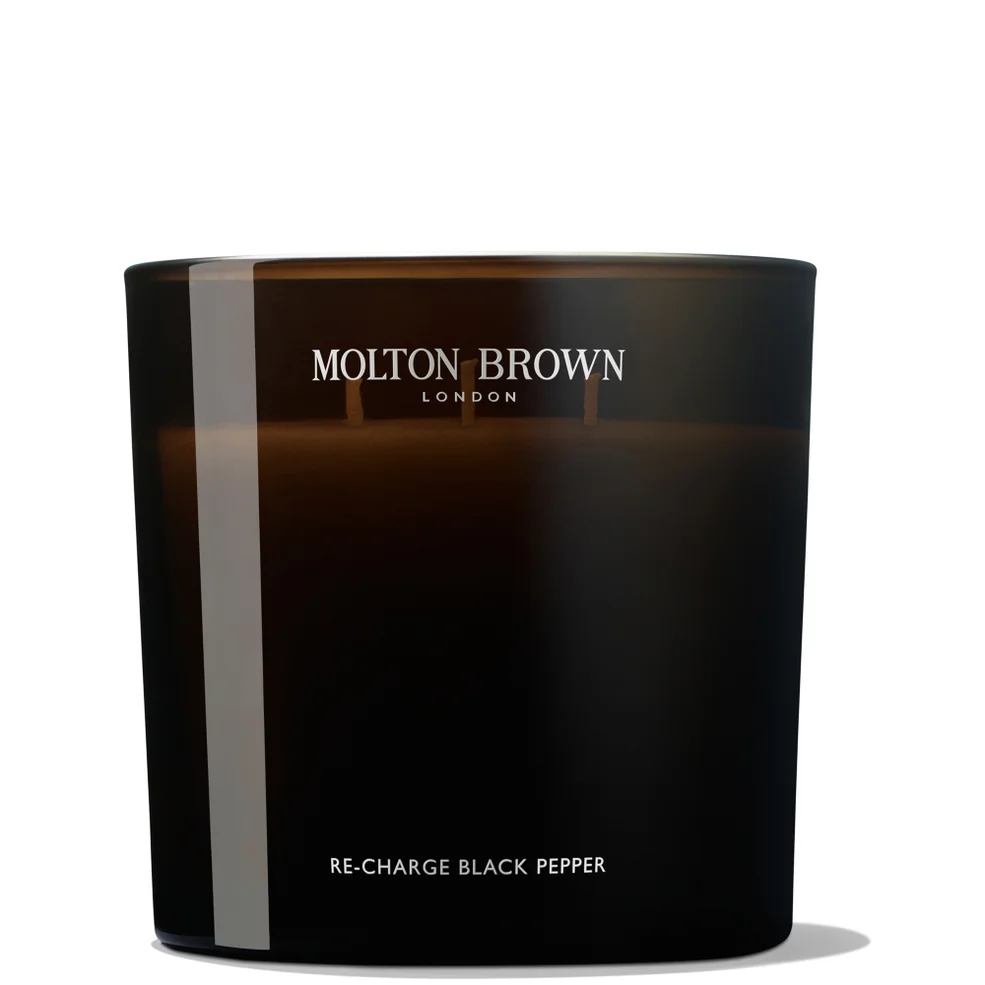 Molton Brown Re-Charge Black Pepper Luxury Scented Triple Wick Candle 600gImage1