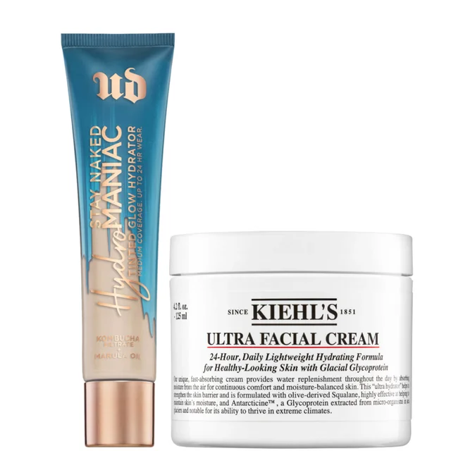 Coffret Hydratant Teinté Hydromanian Urban Decay x Crème pour le visage Ultra Facial Kiehl's 125 ml (Nuances variées)