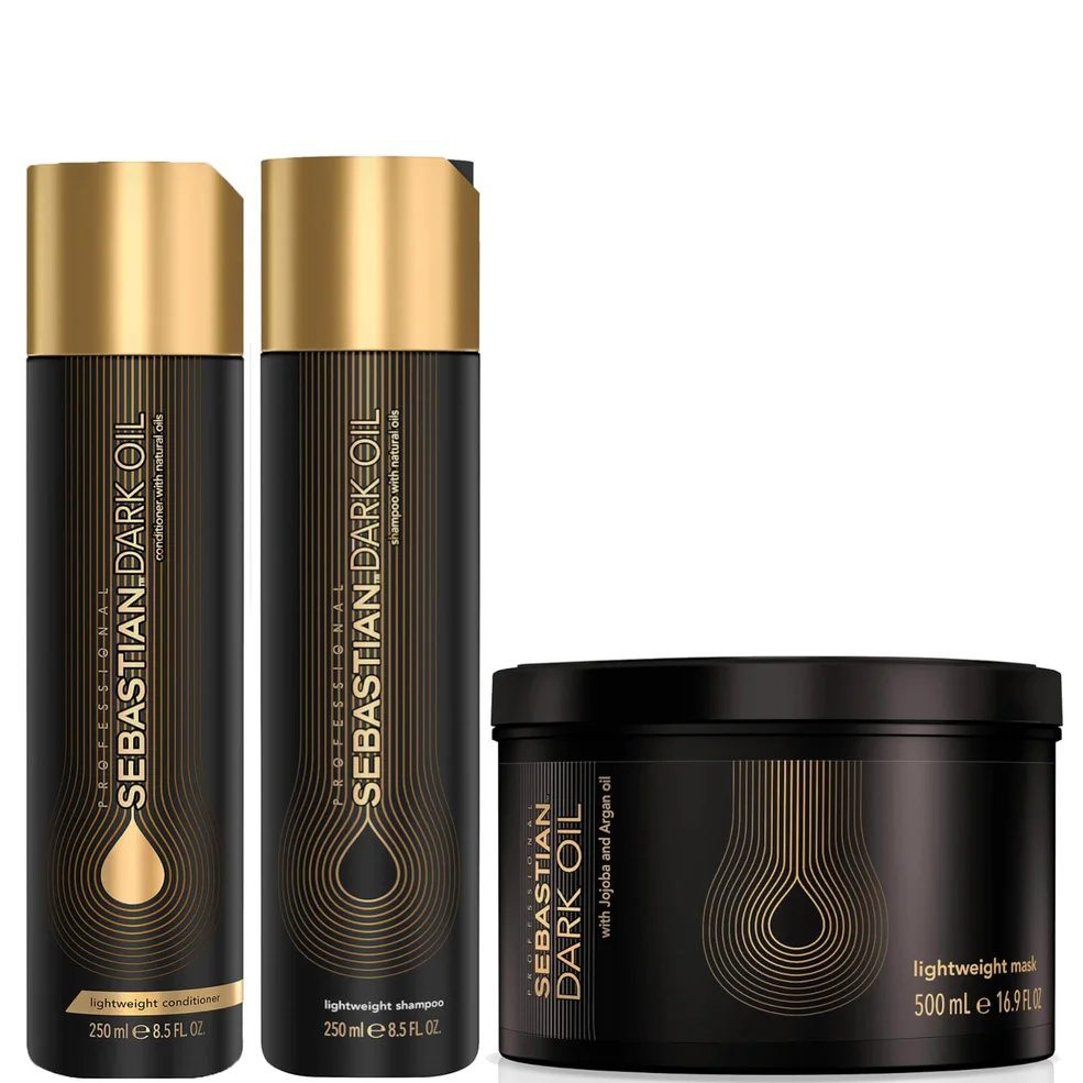 Sebastian Professional Dark Oil Shampoo, Conditioner and Mask Regime BundleImage1