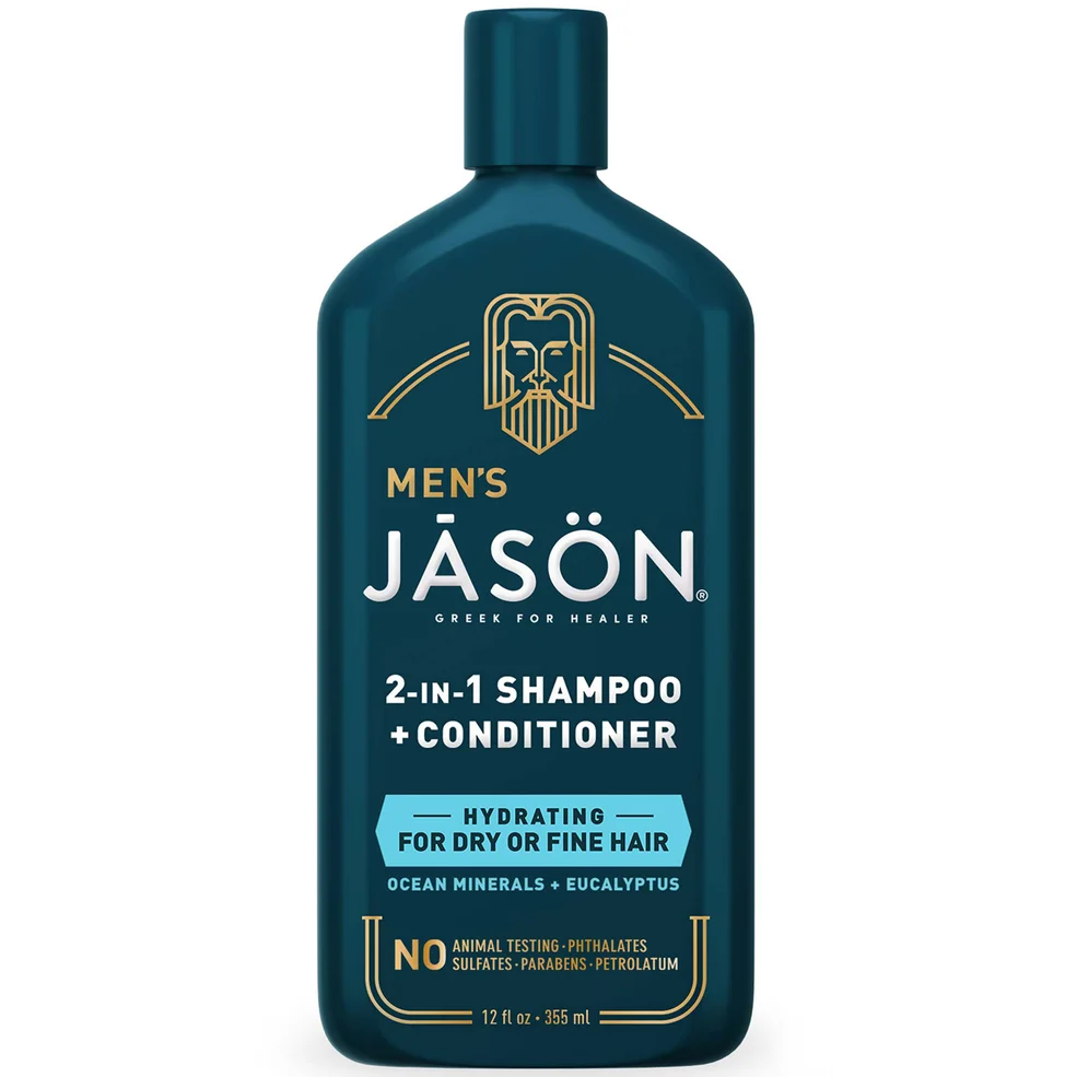 JASON Men's Hydrating 2-in-1 Shampoo and Conditioner 335mlImage1