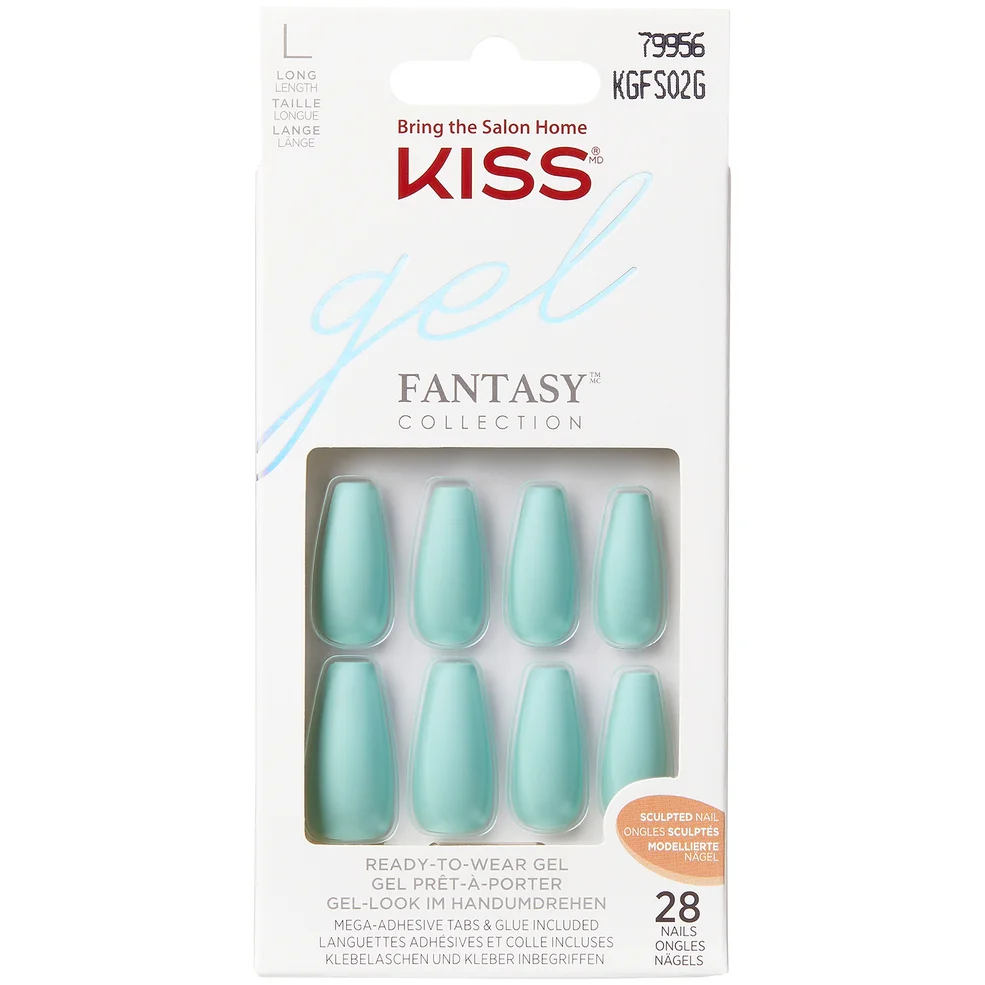 Faux ongles sculptés KISS Gel Fantasy (palette de nuances) - Nuance :#aae1de||Back It UpImage1