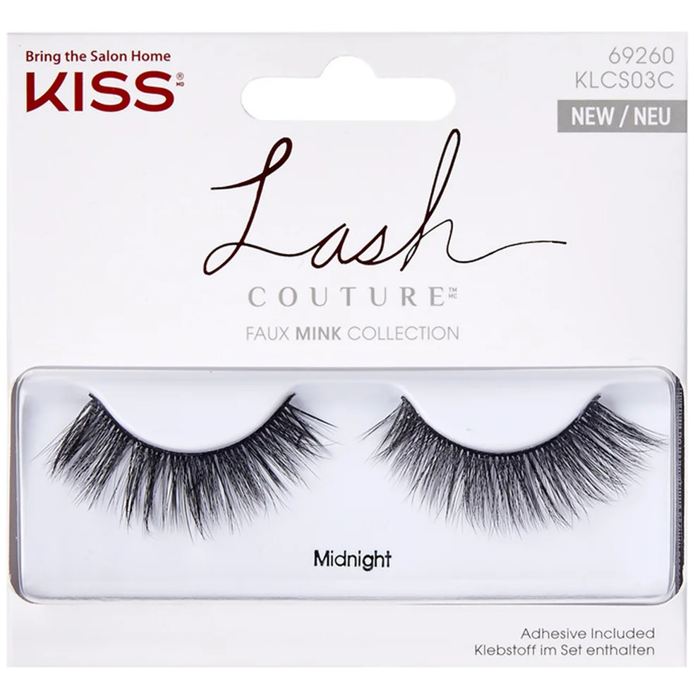 Faux-cils KISS Couture Faux Mink (différentes options) - Option :MidnightImage1