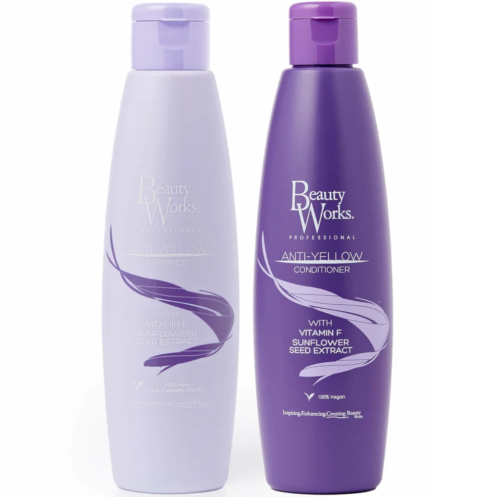 Beauty Works Anti Yellow Shampoo and Conditioner BundleImage1