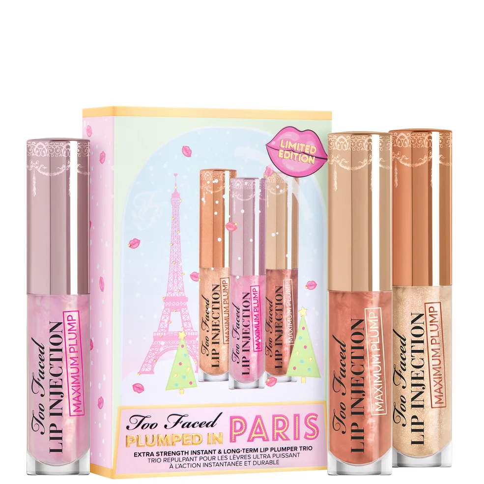 Too Faced Limited Edition Plumped in Paris Lip Injection Lip Plumper Trio SetImage1