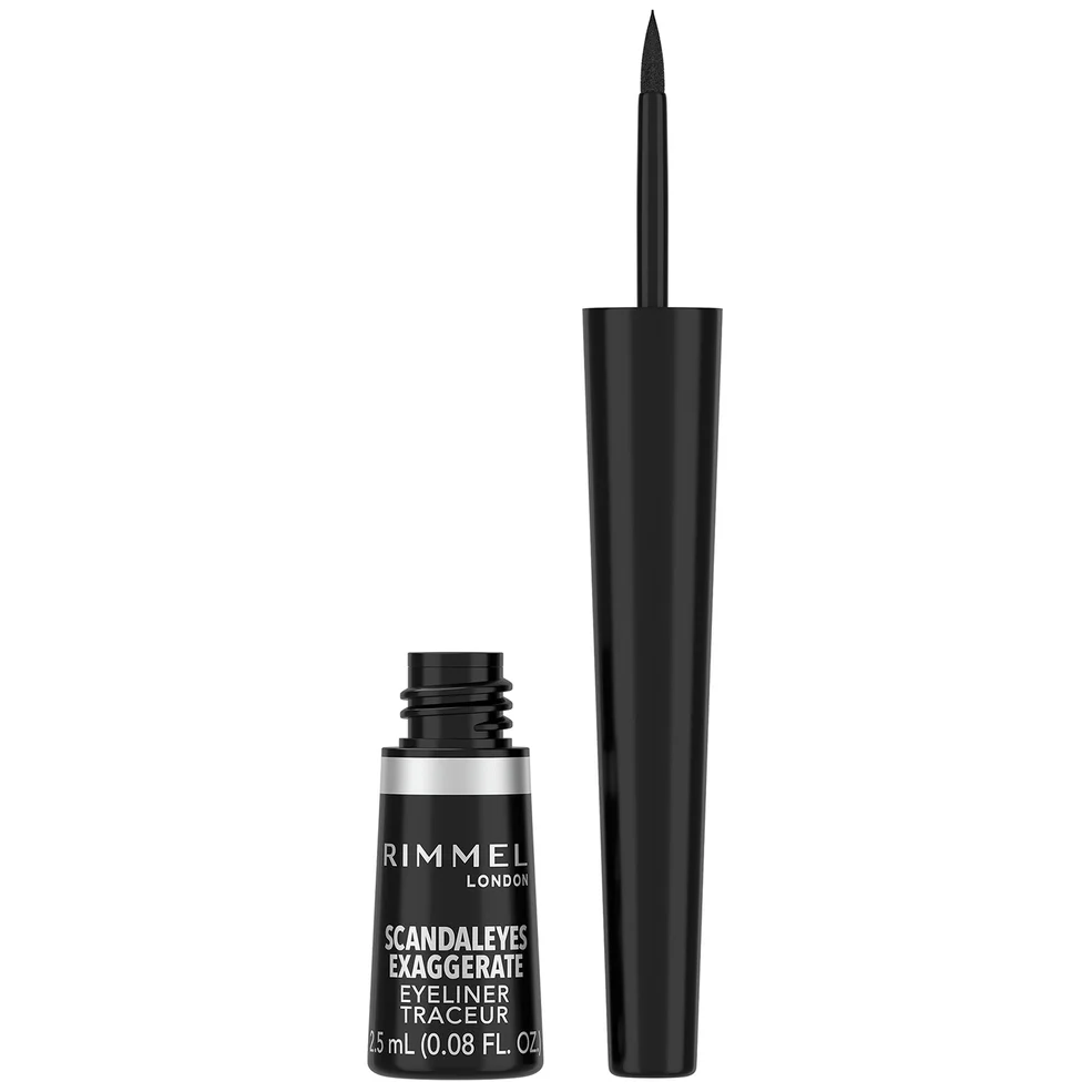 Rimmel London Exaggerate Eyeliner Liquide – 01 – Noir, 2,5 mlImage1