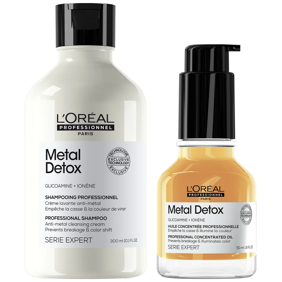 L'Oréal Professionnel Metal Detox Oil and Shampoo BundleImage1