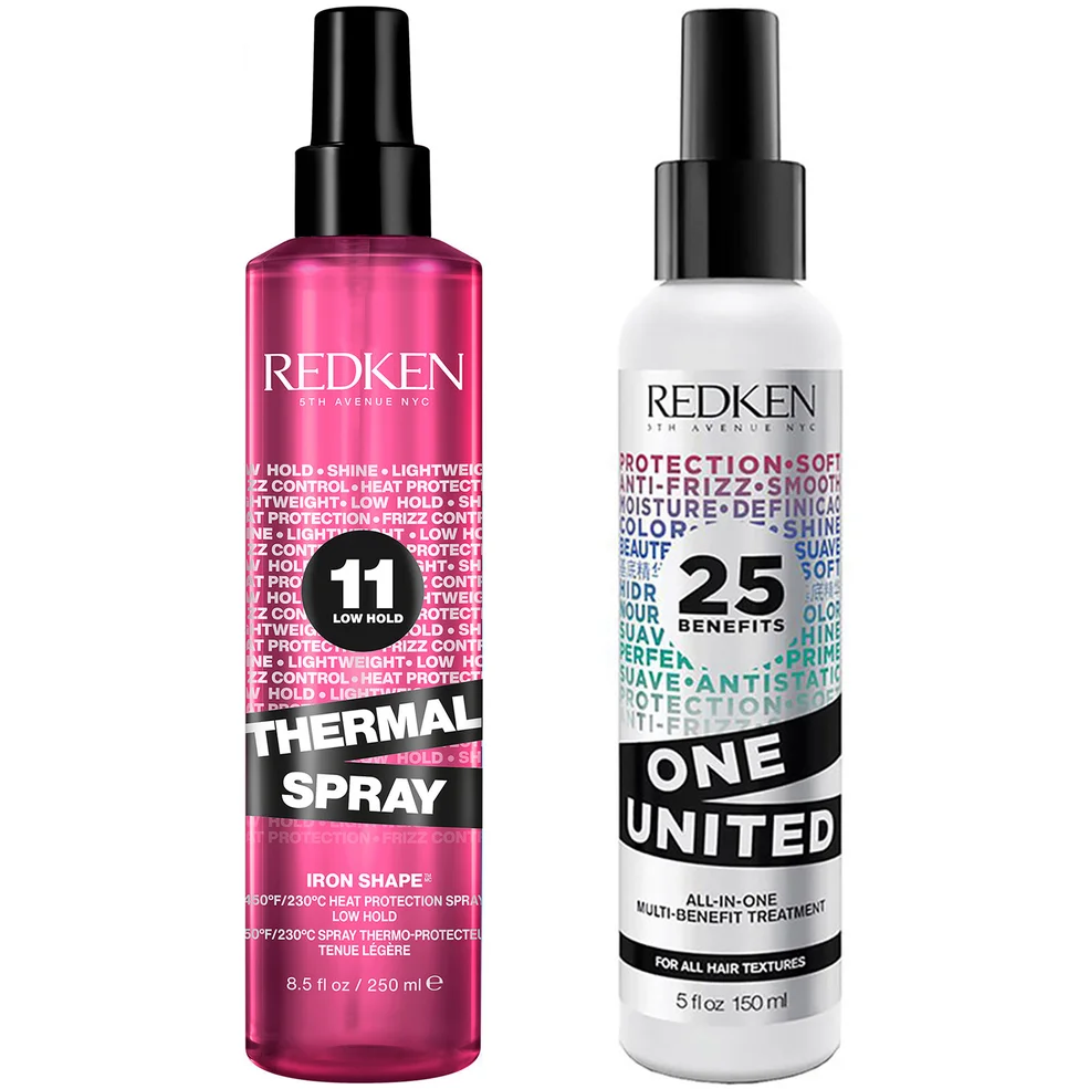 Redken Thermal Spray 250ml and One United 150ml BundleImage1