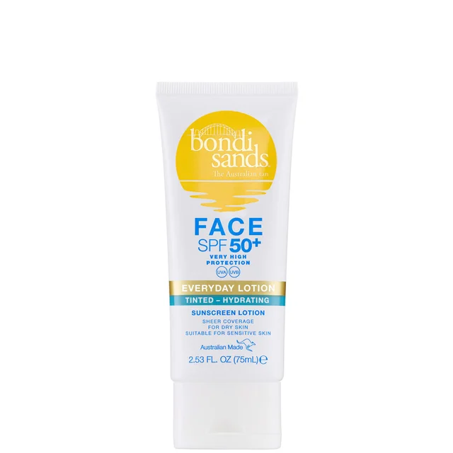 Bondi Sands Lotion Teintée Hydratante 3 Star SPF 50+ Sans Parfum 75 ml