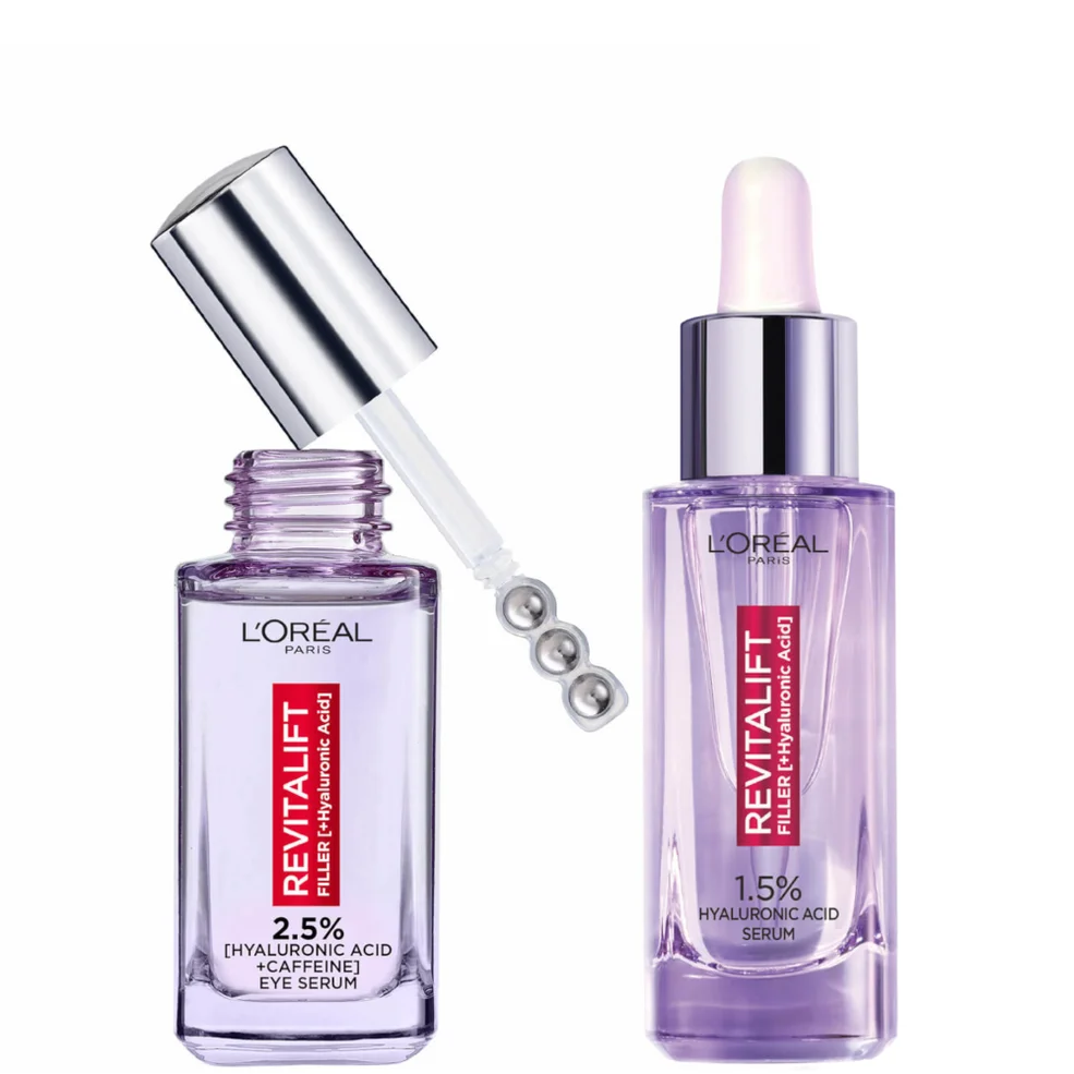 L'Oréal Paris Hydration Heroes Face and Eye Serum Duo with Hyaluronic Acid and CaffeineImage1