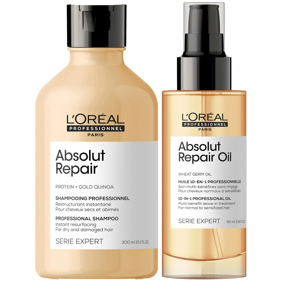 L'Oréal Professionnel Absolut Repair Oil and Shampoo BundleImage1