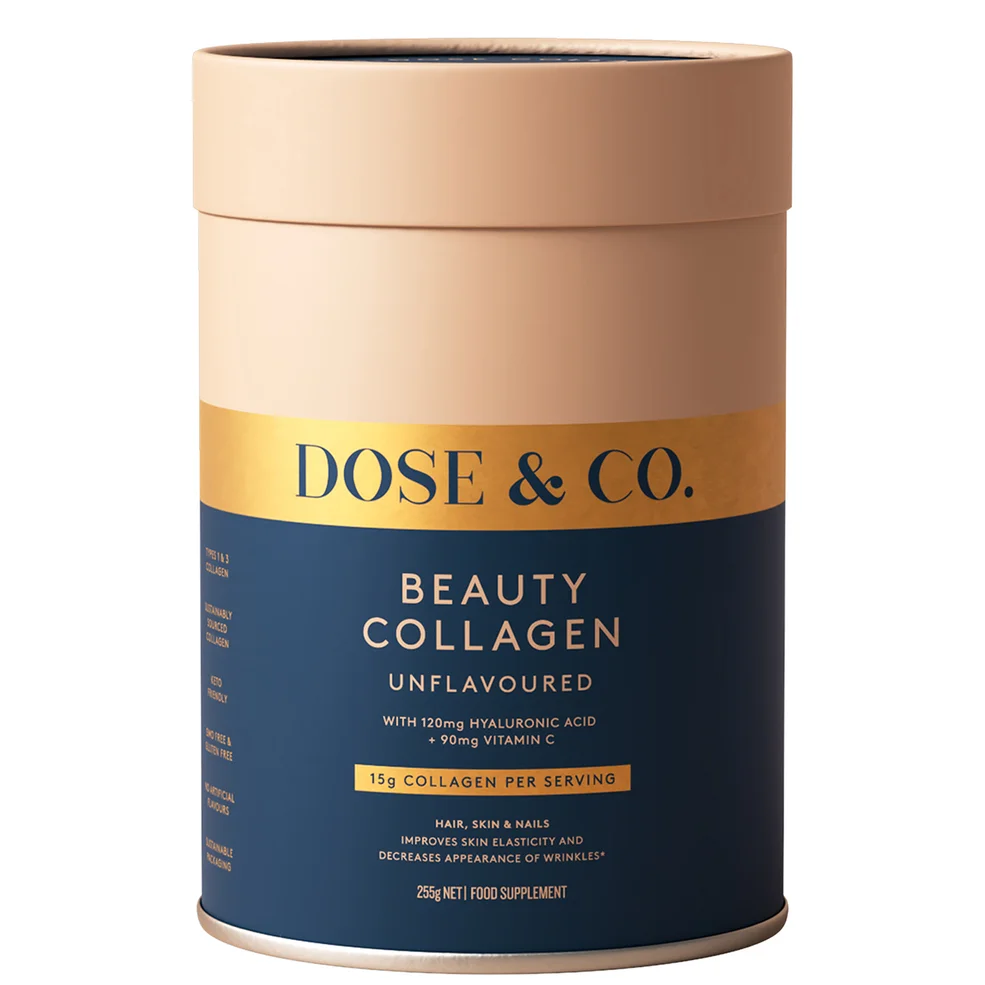 Dose & Co Beauty Collagen with Hyaluronic Acid and Vitamin C Powder 255gImage1