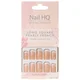 Nail HQ Long Square Pearly French Nails