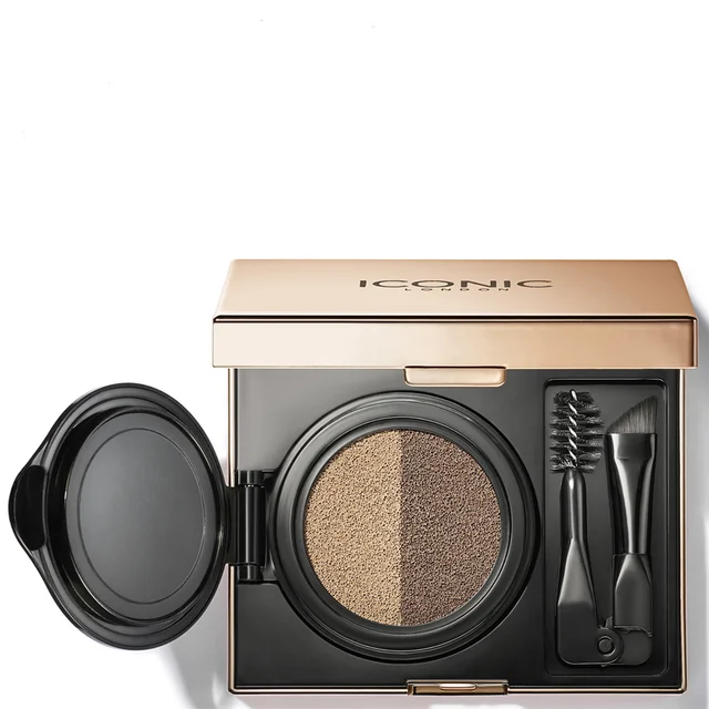 ICONIC London Eyebrow Cushion 2 Colour Sculpter Palette à Sourcils (nuances variées)