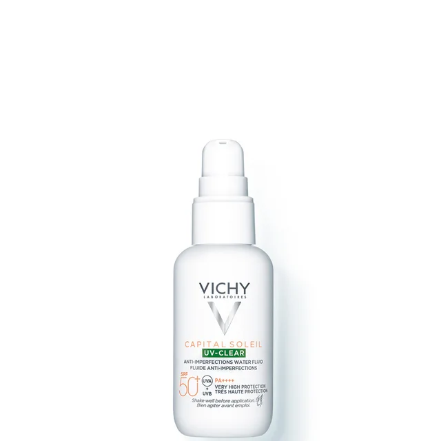 Vichy Capital Soleil Fluide Anti-Imperfections avec SPF50+ à l'Acide Salicylique pour Peaux Sujettes aux Imperfections 40 ml