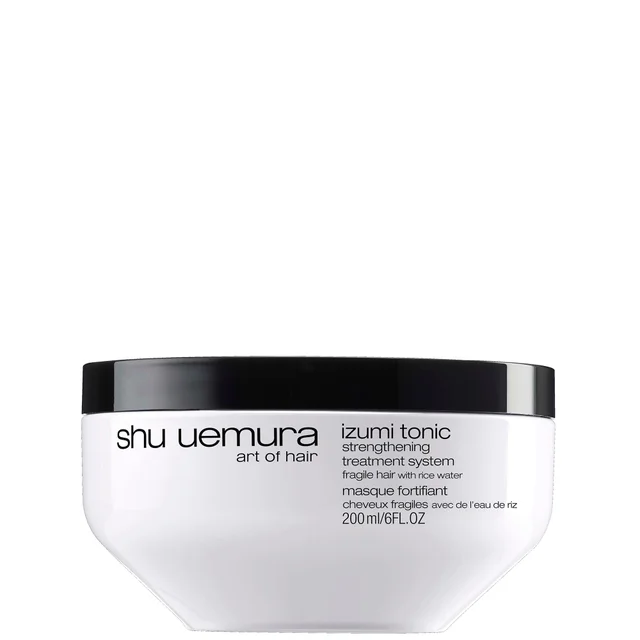 Shu Uemura Izumi Tonic Masque Capillaire Fortifiant Cheveux Fragiles avec de l'Eau de Riz 200 ml