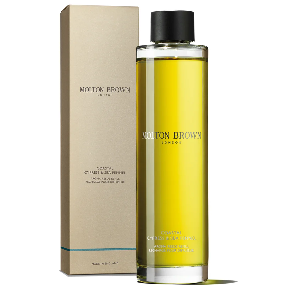 Molton Brown Coastal Cypress and Sea Fennel Aroma Reeds 150ml RefillImage1