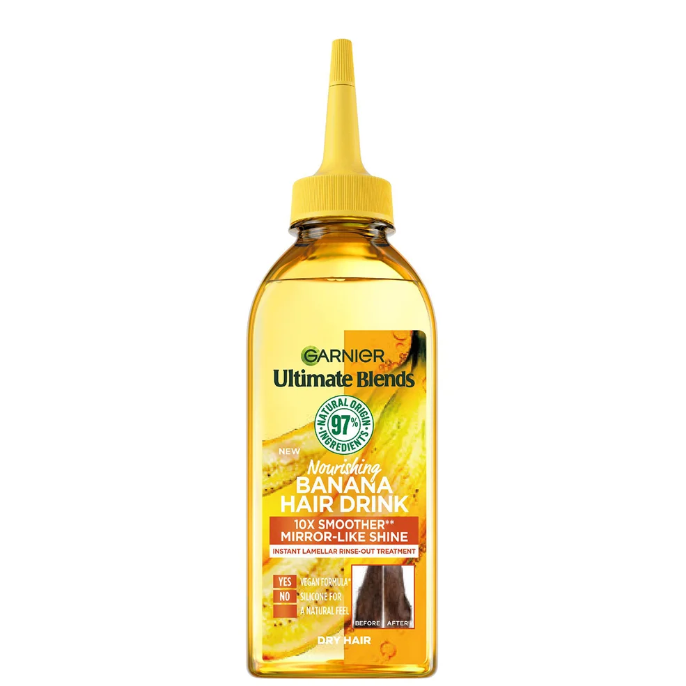Garnier FRUCTIS Nourrissant Après-Shampooing Liquide Hair Drink Banane pour Cheveux Secs 200 mlImage1