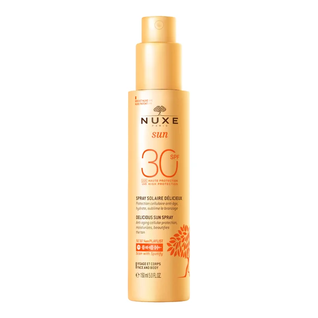 NUXE Sun Spray Solaire Délicieux Visage et Corps Haute Protection SPF30 150 ml