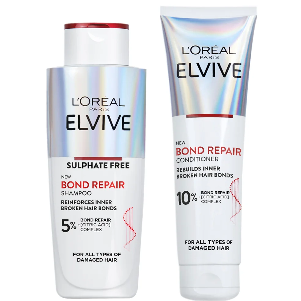 L’Oréal Paris Elvive Bond Repair Shampoo and Conditioner Bundle For Damaged HairImage1