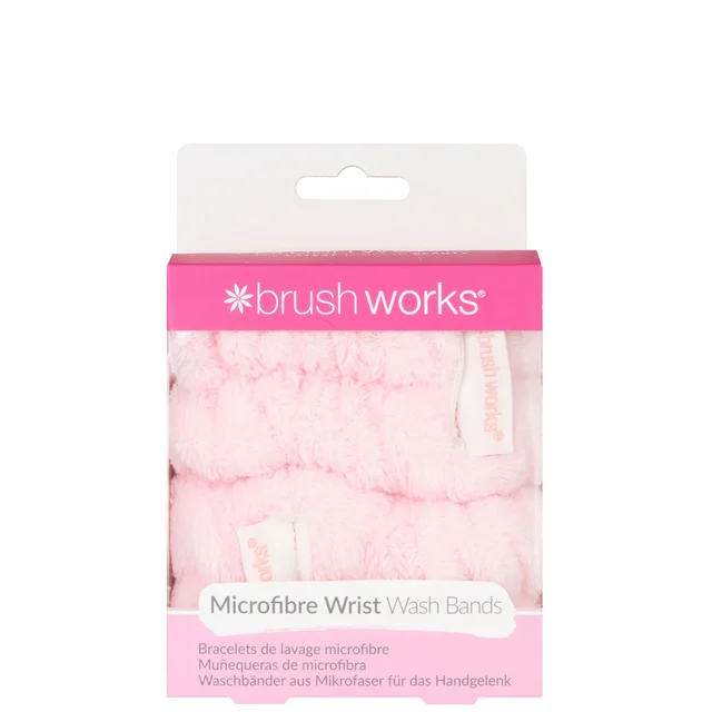 brushworks Bandeaux de Poignet en Microfibre - Lot de 2