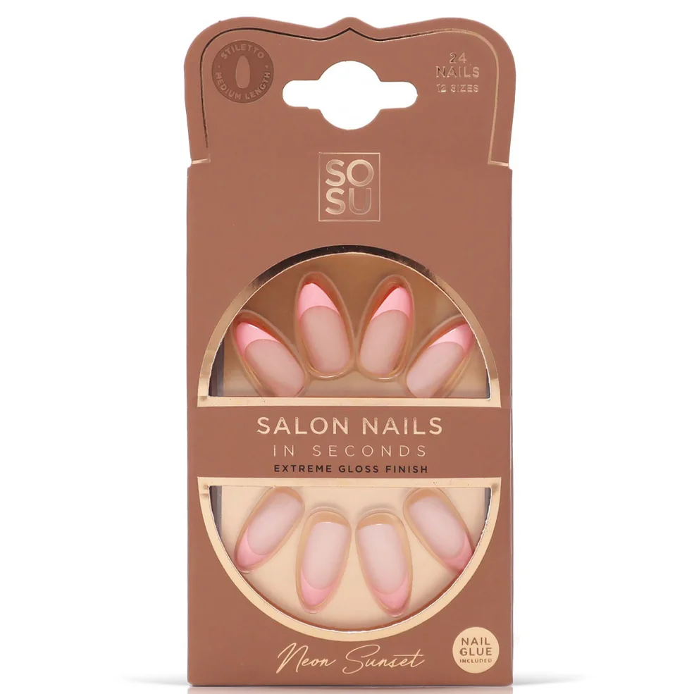 SOSU Cosmetics False Nails - Neon SunsetImage1
