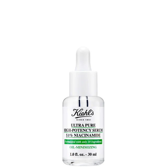 Kiehl's Ultra Pure Sérum Haute Performance 5.0% Niacinamide Réducteur de Sébum 30 ml