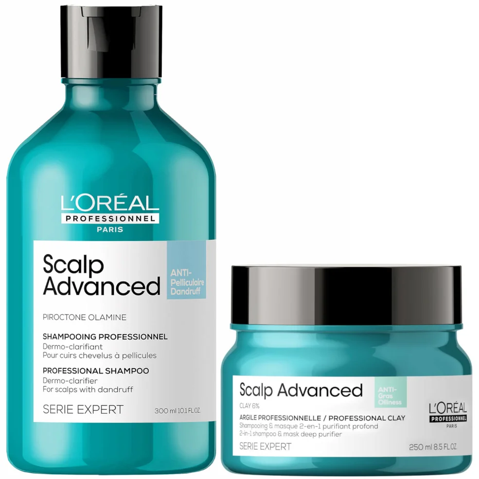 L'Oréal Professionnel Serié Expert Scalp Advanced Anti-Dandruff Shampoo and Mask Routine for Oily Dandruff HairImage1