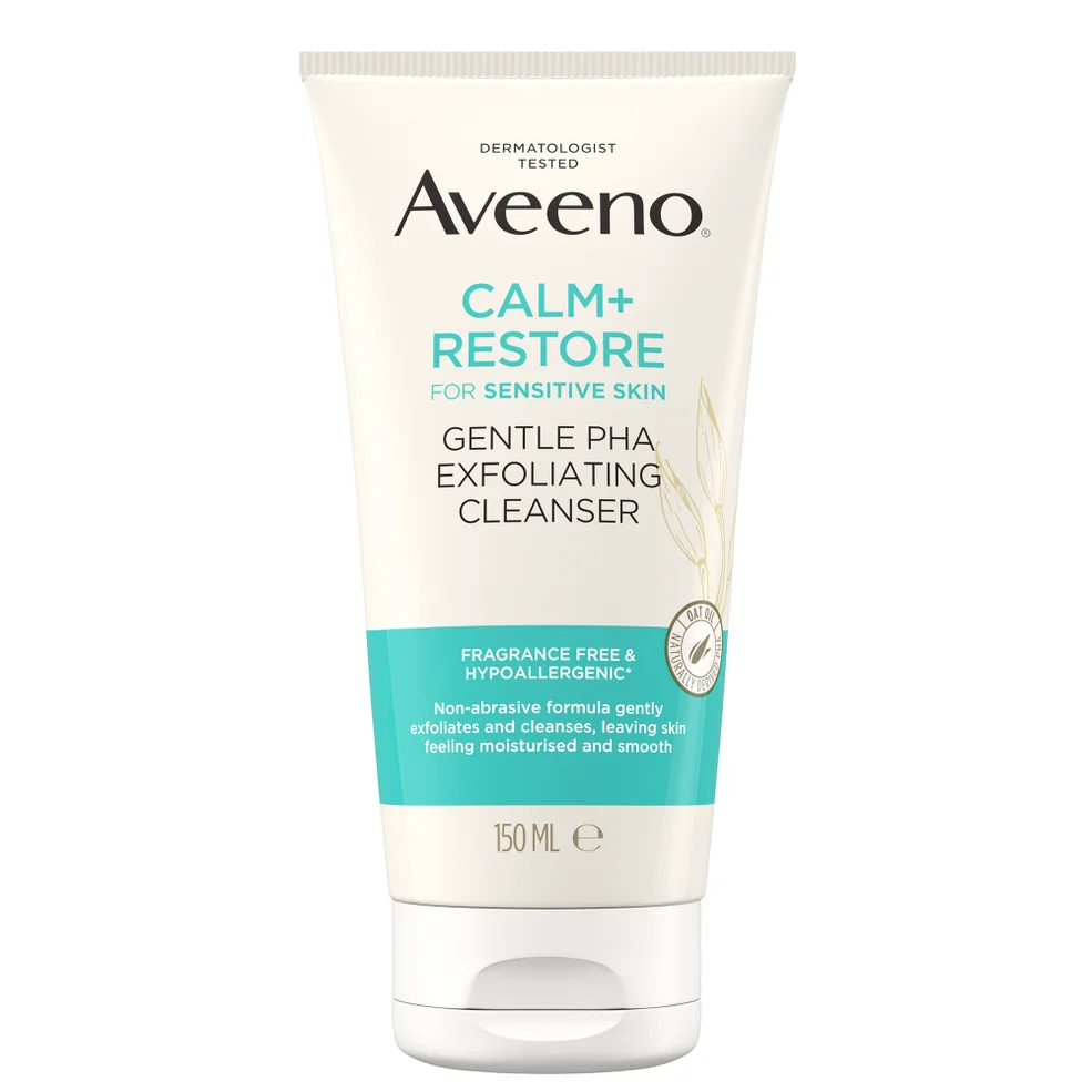 Aveeno Face Calm+Restore Gentle PHA Exfoliating Cleanser 150mlImage1