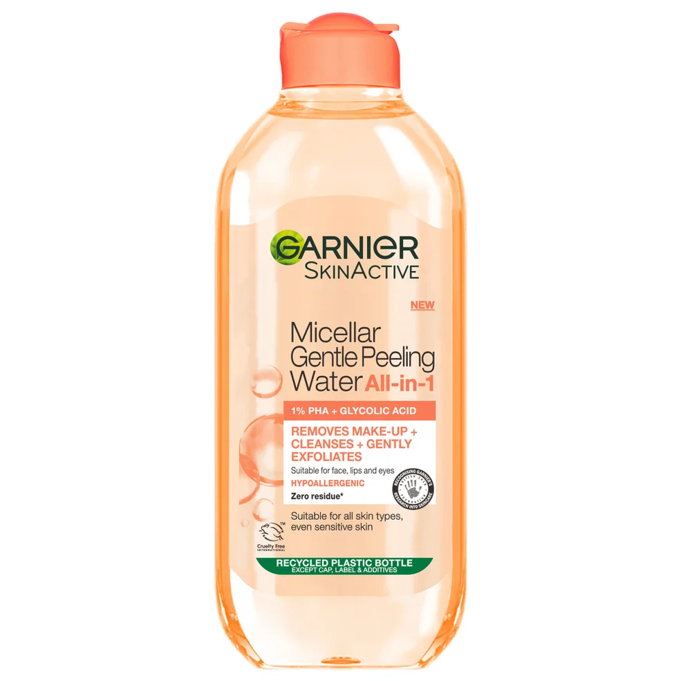 Garnier Solution Micellaire Peeling Doux Tout en 1 1% PHA + Acide Glycolique 400 mlImage1