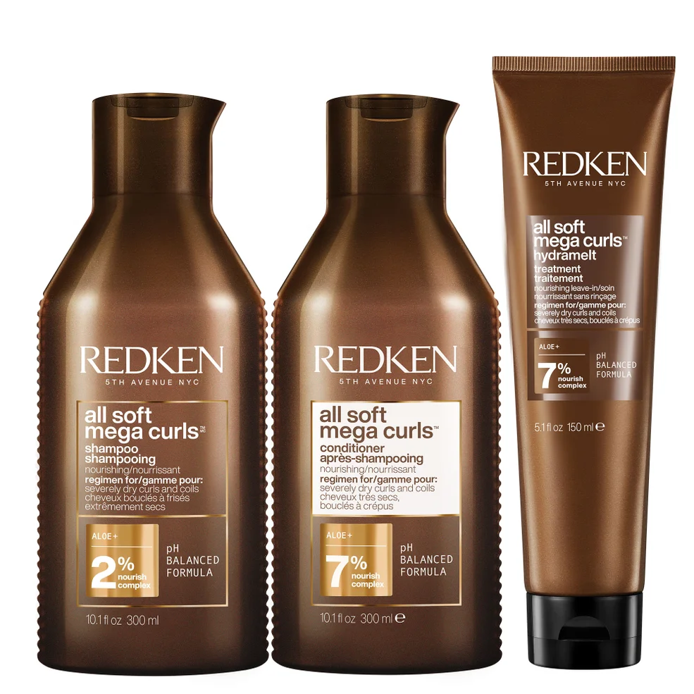 Redken All Soft Mega Curl Intense Hydrating and Nourishing Routine Set for Curly and Coily HairImage1
