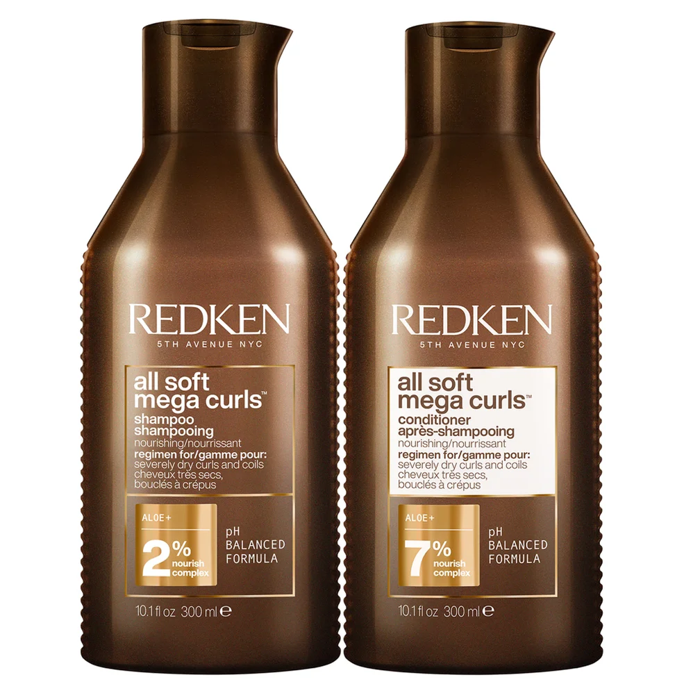 Redken All Soft Mega Curl Hydrating and Nourishing Shampoo and Conditioner Bundle for Curly and Coily HairImage1