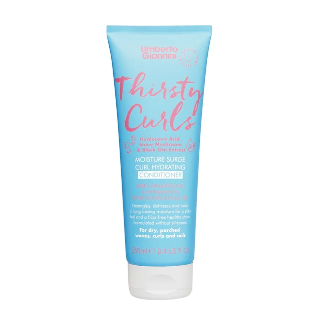 Umberto Giannini Thirsty Curls Après-shampooing Hydratant pour Cheveux Bouclés 250 ml
