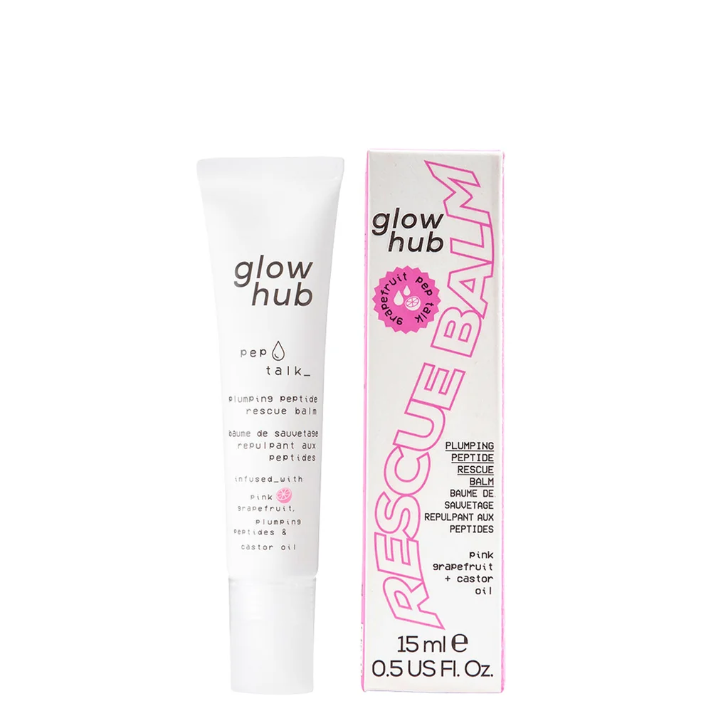 Glow Hub Pep Talk Lip Plumping Peptide Rescue Balm - Grapefruit 15mlImage1