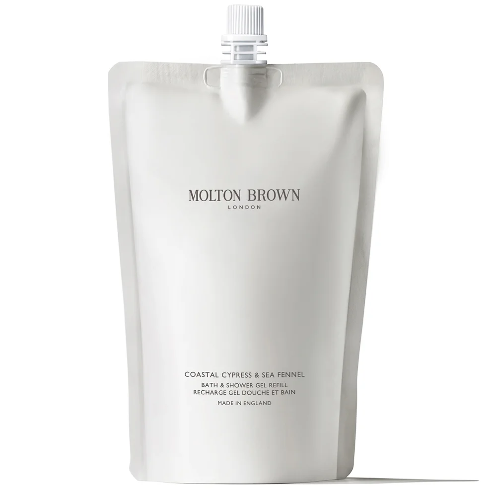 Molton Brown Coastal Cypress and Sea Fennel Bath and Shower Gel Refill 400mlImage1