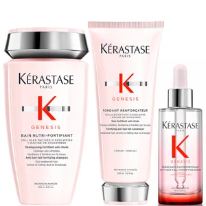 Kérastase Genesis Shampoo, Conditioner and Serum Hair Trio Routine - undefined undefined