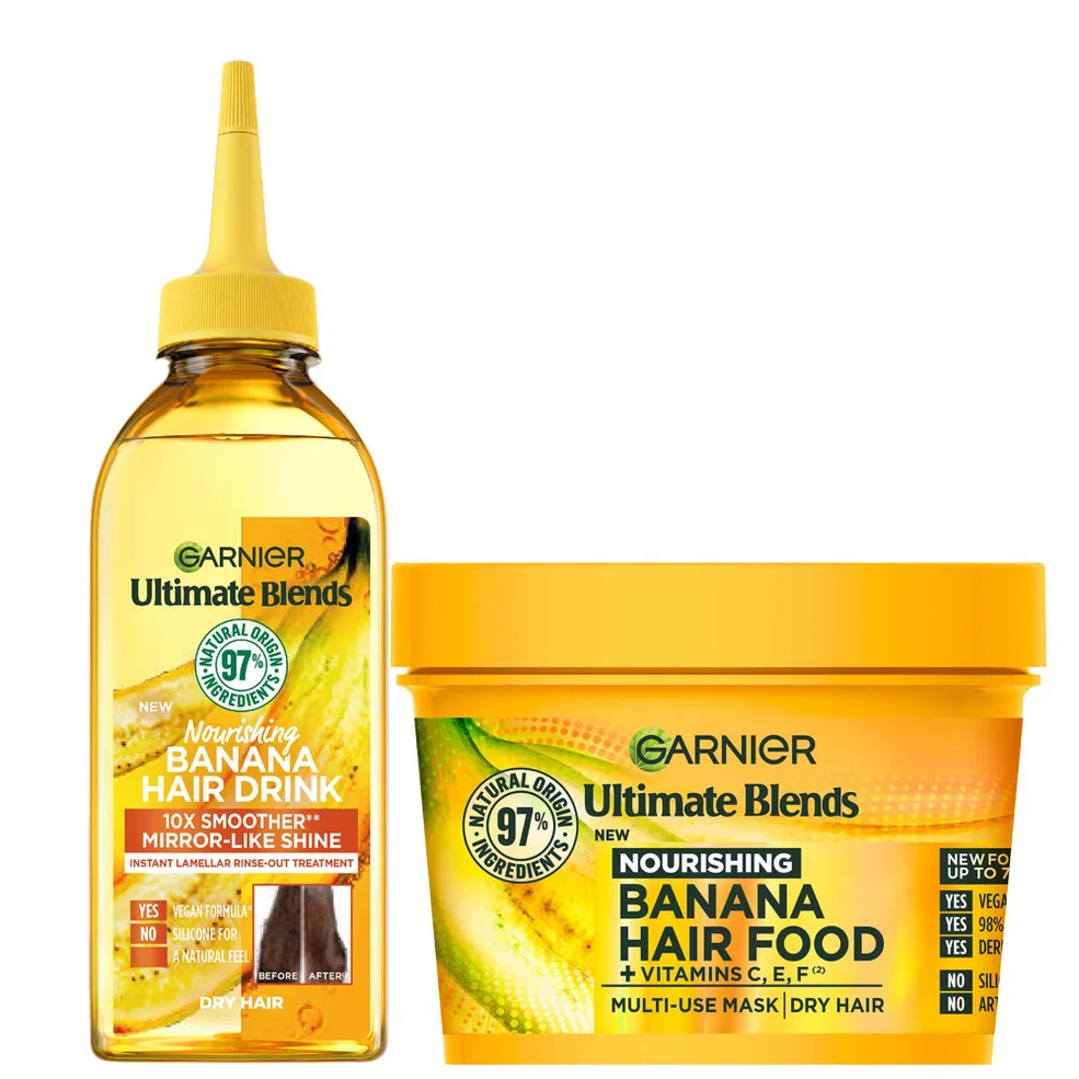 Garnier Ultimate Blends Banana Hair Food Intensely Nourishing Treatment Regime for Dry HairImage1